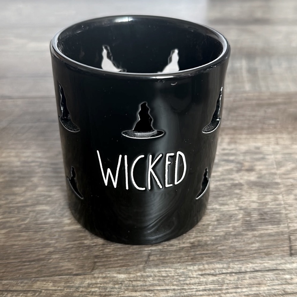 Rae Dunn Halloween candle holder